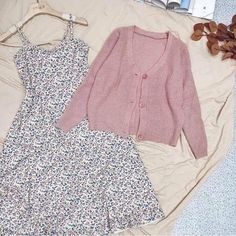 Questions? Leave On The Comment Below! Pink V-neck Cardigan For Day Out, Casual Pink Winter Dresses, Pink Feminine Cardigan For Day Out, Feminine Pink Cardigan For Day Out, Pink Summer Casual Cardigan, Chic Pink Cardigan For Day Out, Casual Pink Fall Dress, Feminine Pink Dresses For Winter, Feminine Pink Cardigan For Spring