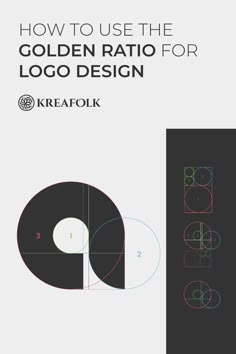 how to use the golden ratio for logo design by kreafok - book cover