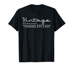 an old vintage t - shirt with the words,'vintage classic 1971'on it