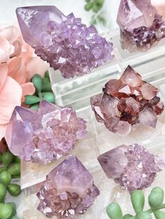 Chunky Purple Spirit Quartz Crystal Points & Clusters From South Africa Cactus Quartz, Main Point, Crystal Aesthetic, Rock City, Spirit Quartz, Pretty Rocks, Witchy Things, Gadgets And Gizmos, Aesthetic Themes