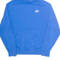 Item is in good used condition. >Size: XS >Armpit To Armpit: 20" >Armpit To Cuff: 18" >Collar To Hem: 25" Blue Hoodie Men, Nike Mens, Blue Hoodie, Nike Men, Cuff, Nike, Collar, Blue