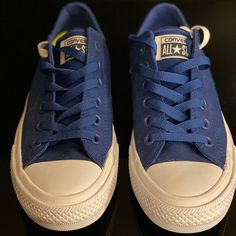 Brand Never, Never Worn Royal Blue Chuck Taylor’s. Men’s 6.5/ Women’s 8.5 Blue Suede Sneakers With Vulcanized Sole, Blue Synthetic Sneakers With Vulcanized Sole, Blue Suede Casual Sneakers, Blue Suede Sneakers With Perforated Toe Box, Grey High Top Converse, Never Never, Converse Jack Purcell, Leather Converse, Men's Converse