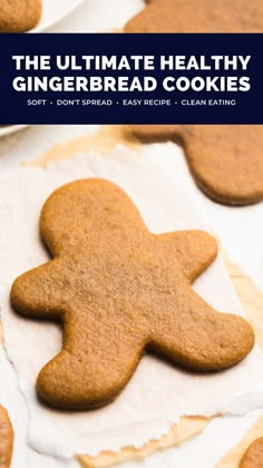 some cookies that are sitting on top of paper