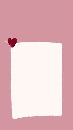 a piece of paper with a heart on it