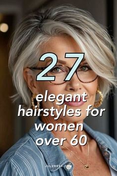 Hair And Glasses, Elegance Hair, Over 60 Hairstyles, Hairstyles For Women Over 60, Hair Mistakes, Short Hair Over 60, Haircut For Older Women, Trendy Short Hair Styles, Hairstyles For Women