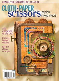 the front cover of a magazine with an image of a clock and gears on it