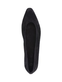 Loro Piana Primula ballet flats in black suede with pointed toe, slip-on fit, tone-on-tone leather sole. composition: 100% goat leather Evening Suede Flats With Pointed Toe, Evening Suede Pointed Toe Flats, Evening Pointed Toe Suede Flats, Elegant Suede Ballet Flats With Leather Sole, Suede Ballet Flats For Fall Workwear, Elegant Suede Pointed Toe Flats, Fall Workwear Suede Ballet Flats, Slip-on Suede Flats With Pointed Toe, Chic Suede Ballet Flats With Leather Sole