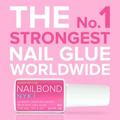 SUPER STRONG - Salon Professional Nail Glue for Nail Tips, Press On Nails, Acrylic Nails and Fake Nails

QUICK DRY - Water Resistant, Super Strong, Reliable and Long-Lasting Salon Professional Nail Glue

BRUSH ON - Built-In Fine Precision Brush Applicator for Quick, Effortless, Accurate Application

EXTRA FILL - Brush On Nail Glue Bottle - Size: 8ml / 8g

PERFECT FOR - Nail Glue For Press On Nails, Fake Nails, Nail Tips, Glue On Nails and Nail Art Tips Acrylic Nails, Nail Glue Gel, Acrylic Tips, Nail Pops, Nails Tips, Nails Fake, Fake Nails With Glue, Long Lasting Nails, Gem Nails