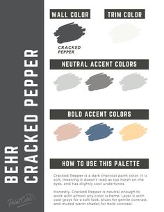 the different shades of paint that you can use to create your own wallpapers