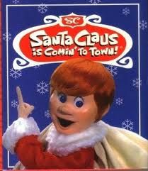 an image of santa claus from the movie it's comin'to town