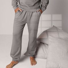 Men's Silksweats Reversible Jogger - #Ebbing Fog Sportswear Sweats With Elastic Waistband For Lounging, Super Soft Cotton Sweats For Loungewear, Comfortable Gray Sweats For Loungewear, Gray Sportswear Sweats For Loungewear, Gray Sweats For Loungewear Sportswear, Gray Athleisure Sweats For Loungewear, Super Soft Cotton Sweats With Relaxed Fit, Comfy Sweats With Elastic Cuffs For Lounging, Super Soft Relaxed Fit Sweats For Loungewear