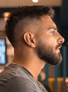 Short Hair With Beard, Mohawk Hairstyles Men, Mens Hairstyles With Beard