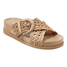 PRICES MAY VARY. Stay on trend in the Marc Fisher Welti sandals. This sandal features criss-cross straps, slip-on silhouette and modern almond toe. The Welti is sure to impress! Open/Almond Toe Slip on Closure 1.71" Heel Height Luxury Woven Sole Wedge Sandals For Beach, Luxury Synthetic Wedge Sandals For Beach, Affordable Beige Wedge Sandals For Vacation, Affordable Comfortable Slide Wedge Sandals, Luxury Comfortable Sandals With Cushioned Footbed, Trendy Cheap Sandals With Cushioned Footbed, Luxury Summer Sandals With Ortholite Insole, Luxury Cushioned Wedge Sandals For Beach, Women's Gucci Open Toe Wedge Sandals