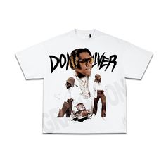 Don toliver tee by graphicdon printed on a 100% cotton gildan 5000 blank high quality print on tees *true to size* size chart is provided on the images   wash inside out & cold (make sure to hang dry to handle with care) no refunds or exchanges due to all orders being made to order which means that the order is processed once you purchase! any questions or concerns please email wrldwidela@gmail.com White Sublimation Print Shirt For Streetwear, Trendy White Shirt For Streetwear, Hip Hop White Shirt With Graphic Design, White Hip Hop Shirt With Graphic Design, White Hip Hop Tops With Logo Print, White Graphic Print Top For Streetwear, White Urban T-shirt With Sublimation Print, Hip Hop White Shirt For Streetwear, White Hip Hop Shirt For Streetwear