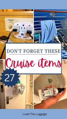 Add these items to your cruise packing list.  These useful cruise accessories are ones many people often for get to pack. Cruise Essentials Packing Lists, Panama Cruise, Alaska Cruise Packing List, Cruise Accessories, Disney Cruise Packing List, Alaska Cruise Packing, British Isles Cruise, Alaska Cruise Outfits