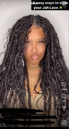 Goddess Faux Locs Blonde And Brown, Faux Locs With Bangs, Medusa Locs, Bohemian Soft Locs, Jah Locs, Braid Styling, Mermaid Locs, Bangs Inspiration