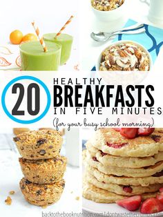 healthy breakfasts in five minutes are the best way to start your day off right now