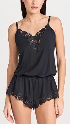 Journelle Charlotte Camisole | Shopbop Sleeveless Lace Closure Camisole For Summer, Summer Lace Closure Sleeveless Camisole, Sleeveless Summer Camisole With Lace Closure, Summer Sleeveless Camisole With Lace Closure, Summer Camisole With Lace Closure And Spaghetti Straps, Summer Lace Closure Camisole, Summer Camisole With Lace Closure, Elegant Vacation Camisole With Adjustable Straps, Elegant Lace Camisole For Loungewear