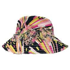 condition 10/10 color multi size 1 hat height 10cm, circumference 52cm, hat brim width 8cm cotton 65% rayon 35% made in italy free shipping worldwide (takes around 5days) Trendy Multicolor Flat Brim Sun Hat, Spring Multicolor Curved Brim Bucket Hat, Multicolor Curved Brim Bucket Hat For Spring, Multicolor Flat Brim Bucket Hat For Spring, Multicolor Cotton Summer Hat, Multicolor Spring Bucket Hat, Spring Multicolor Bucket Hat With Short Brim, Spring Multicolor Short Brim Bucket Hat, Multicolor Short Brim Bucket Hat For Spring