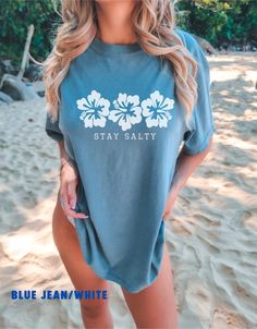 The ultimate Hibiscus Beach Shirt, get ready for Summer or Beachy Vacation with this cute Hibiscus Shirt! This Preppy Comfort Colors® Tshirt is super comfy! Size up for a Trendy Oversized Look!  Beachy Shirts, Coconut Girl, Hawaii Shirt Spring Vacation T-shirt With Hibiscus Print, Cute Beach Vacation Shirt, Cute Vacation Shirt For Beach Season, Cute Shirt For Beach Vacation, Cute Beach Season Vacation Shirt, Beachy Hawaiian Shirt With Short Sleeves For Beach Season, Cute Beach Shirt For Summer, Beachy Short Sleeve Hawaiian Shirt For Beach Season, Cute Summer Beach Shirt