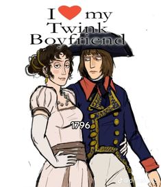 Josephine And Napoleon, Extra History Pfp, Napoleon And Josephine, Napoleon Fanart, Josephine Bonaparte, Human Flag, History Jokes, Hamilton Memes, History Literature