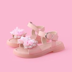 Velcro Sandals, Girls Sweet, Sandals, Free Shipping