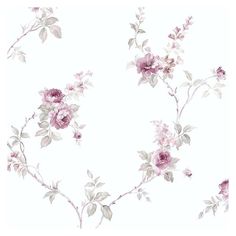 Purchase RG35716 Rose Garden 2  by Norwall Wallpaper Modern Floral Wallpaper, Festive Tablescape, Roses Wallpaper, Wallpaper For Sale, Rose Vines, White Wedding Flowers, Botanical Wallpaper, Romantic Flowers, Small Rose