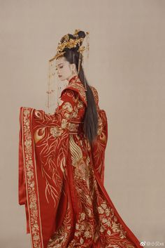 Chinese Ancient Queen Chinese Queen, Ancient Queen, Traditional Chinese Dress, Chinese Ancient, Fantasy Dress, Chinese Clothing