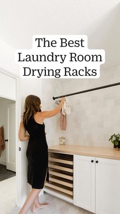 the best laundry room drying racks to keep your clothes dry while you're on vacation