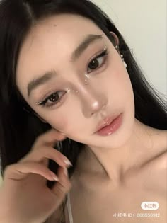 Concert Makeup, Asian Makeup Looks, Soft Makeup Looks, Doll Eye Makeup, Korean Eye Makeup, Ulzzang Makeup, Douyin Makeup, Ethereal Makeup, Dope Makeup