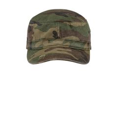 Purchase the District® Distressed Military Hat at Michaels. com. 100% cotton twill. Unstructured. Low profile. Hook and loop closure. This unstructured, low profile cap features a hook and loop closure. Due to a special finishing process, distress and color may vary. Details: Available in multiple colors 100% cotton twill Hook and loop closure | District® Distressed Military Hat in Military Camo | Michaels® Casual Camouflage Flat Cap, Military Hat, Hook And Loop, Cotton Twill, Low Profile, Camo, Hats, Color