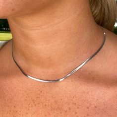 ⚫️Exclusive 50% off Black Friday Sale ⚫️ ✨ Limited Stock Left! ✨ Silver Herringbone Choker Necklace | Skinny Snake Chain Necklace | Minimalist Necklace for Her | Elegant Choker Necklace 💫 Enjoy a taste of modern luxury with our gorgeous Silver Herringbone Choker Necklace! 💫 🎉 Experience HUGE savings as we celebrate our store launch with our LOWEST EVER PRICES (while stocks last)! 🎉 🎁 COMES READY TO GIFT IN A LUXURY CREAM GIFT BOX 🎁 Crafted for both elegance and everyday wear, our exquisite Luxury Silver Herringbone Necklace As Gift, Trendy Snake Chain Clavicle Necklace, Trendy Delicate Snake Chain Necklace Gift, Trendy Herringbone Necklace With Delicate Chain For Gift, Trendy Herringbone Necklace For Everyday, Minimalist Hypoallergenic Snake Chain Necklace, Trendy Everyday Delicate Snake Chain Necklace, Everyday Trendy Delicate Snake Chain Necklace, Modern Tarnish Resistant Herringbone Necklace As Gift