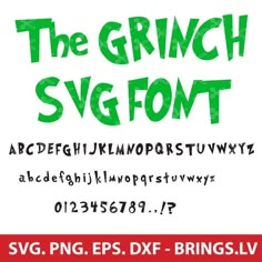 GRINCH SVG FONT CUT FILES Grinch Fonts Free, The Grinch Font, Grinch Cricut Shirts, Grinch For Cricut, The Grinch Cricut Projects, Grinch Cricut Svg, Grinch Font Cricut, Grinch Font Free, Grinch Patterns Free