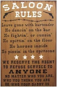 Country Wood Signs, Saloon Decor, Western Saloon, Distressed Wood Signs, Wood Signs Home Decor, Wilde Westen, Primitive Homes