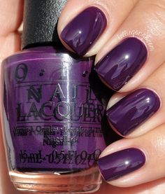 O Suzi Mio Opi Gel, O Suzi Mio Opi, Oh Suzi Mio Opi, Opi O Suzi Mio, Opi Purple Shades, Purple Nails Opi, Opi Fall, Nail Polish Colors Fall