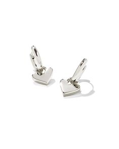 Show your ear stack some love with the Heart Padlock Huggie Earrings in Sterling Silver. A playful, elevated take on the iconic symbol, these earrings are meant to be a part of your everyday collection. Heart Padlocks, Stacked Earrings, Silver Collection, Ear Stack, Real Jewelry, Demi Fine Jewelry, Silver Prices, Huggie Earrings, Fun Earrings