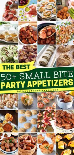 the best 50 small bite party appetizers