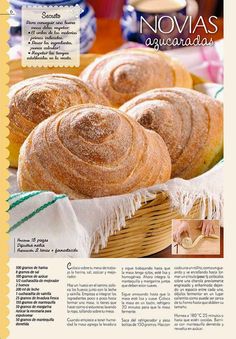 an article in spanish describing how to make cinnamon buns