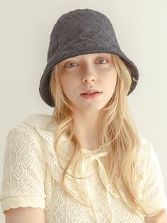 Editor's Notesmeminn presents hats that are good to wear for the point detail - Merci punching race bucket hat- Easy to styling- Comfortable and adequate fit - Daily point itemMeasurements(in.)One Size 14.2in. (W) 9.4in. (H)Composition & Care- cotton 100%- Do not wash- Natural dry when it is wetDesigner- by meminn Bucket Hat, Composition, Hats, How To Wear