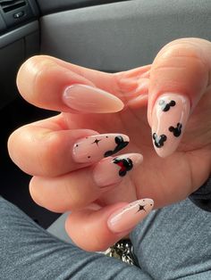 Mickey Mouse Nails, Nail Art Disney, Disney Nails