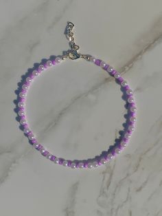 Cute, fun, trendy, electric purple pearl choker or necklace, adjustable, custom sizing available. Purple And Blue Necklace, Purple Pearl Necklace, Electric Purple, Purple Pearl, Pearl Choker, Blue Necklace, Beaded Necklaces, Beaded Choker, Chain Styles