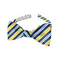 Our Bruce stripe is a multicolored regimental style shadow stripe. Striped Summer Tie, Striped Summer Ties, Measuring Length, Kids Bow Ties, 5 Kids, Small Bows, Kids Pillows, Neck Gaiters, Petite Women