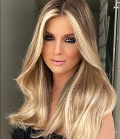 Medium Length Blonde Hair, Medium Length Blonde, Chunky Highlights, Pony Tails, Short Hair Trends, Angel Hair, Blonde Hair Inspiration, Get It Girl, Blonde Hair With Highlights