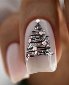 Tree Nails, Nail Art Ideas, Fancy Nails, Short Acrylic Nails, Gorgeous Nails