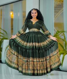 Discover the elegance of this Habesha chiffon dress, featuring a variety of unique patterns that add a touch of individuality to your look. Crafted with soft chiffon fabric, this dress is perfect for special occasions and festive celebrations. Includes Netela/Shawl Estimated delivery : 1 week to 2 weeks Contact WhatsApp +1(304)-306-2784Email: contact@ethiopian.store Habesha Chiffon, Zuria Habesha Dress, Ethiopian Traditional Dress Shifon, New Habesha Dress 2022, Habesha Dress Eritrean 2022, Gonder Ethiopia Dress, Festive Folk-style Habesha Kemis, Habesha Dress, Wedding Dress Chiffon