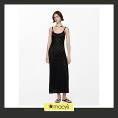 in stock Crochet Long Dress, Crochet Long Dresses, Long Dress, Mango, Pick Up, In Store, Black Dress, Shoe Accessories, Buy Online