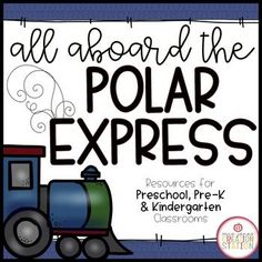 a sign that says, all aboard the polar express