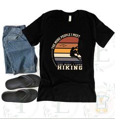 🌄Hiking Shirt, Mountain Shirt, Adventure Shirt, Camping Shirts, Travel Shirt, Outdoor Shirt, Nature Lover Shirt, Camping Gift, Vacation Shirt,Wilderness Graphic Tee This t-shirt is everything you've dreamed of and more. It feels soft and lightweight, with the right amount of stretch.  It's comfortable and flattering for both men and women.  * 100% combed and ring-spun cotton (Heather colors contain polyester) * Ash color is 99% combed and ring-spun cotton, 1% polyester * Heather colors are 52% Camp Shirts, Camping Shirts, Hiking Tshirt, Mountain Shirt, Hiking Shirt, Adventure Shirt, Outdoor Shirt, Hiking Shirts, Camping Gifts