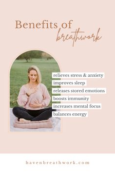 There are many science-backed benefits of practicing breathwork on a regular basis. My approach is a blend of pranayama (yoga breathing), gentle movement, and self inquiry to facilitate healing and improve wellbeing. Breathwork is easy to learn and can be practiced anywhere. If you’re looking for an actionable, safe, and natural self-care tool, this is it. #breathwork #stressrelief #anxietyrelief #sleepbetter #suppressedemotions #immunity #focus #balanceenergy Breath Work Benefits, Pranayama Yoga, Stressful Situations, Improve Sleep