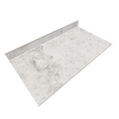 a white counter top sitting on top of a floor